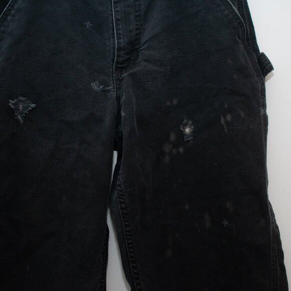 Carhartt Mens Distressed Utility Jean Loose Fit 100% Cotton Denim 30X30 - Picture 2 of 8